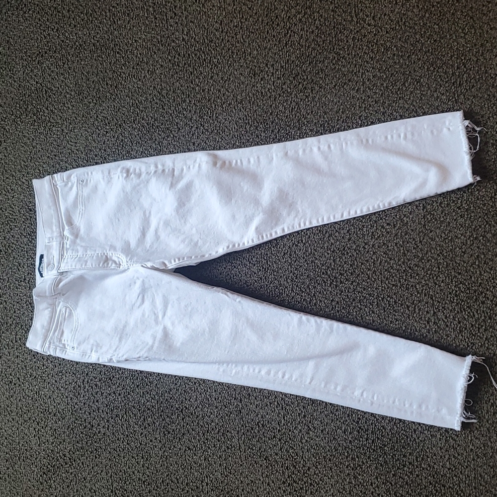 Express Cropped Skinny High Rise jeans
